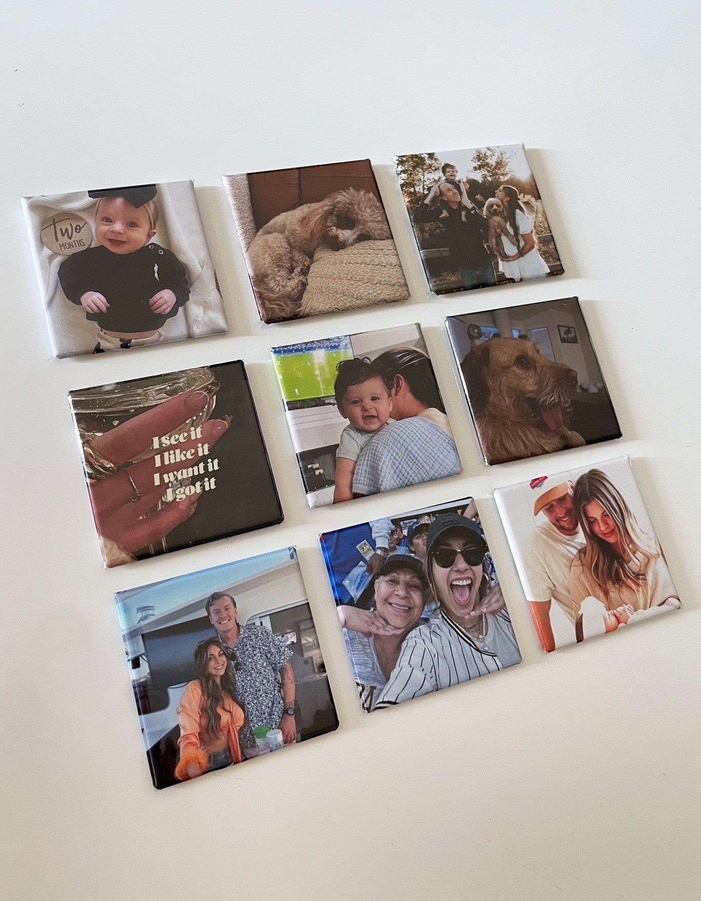 9-Pack Custom Magnets